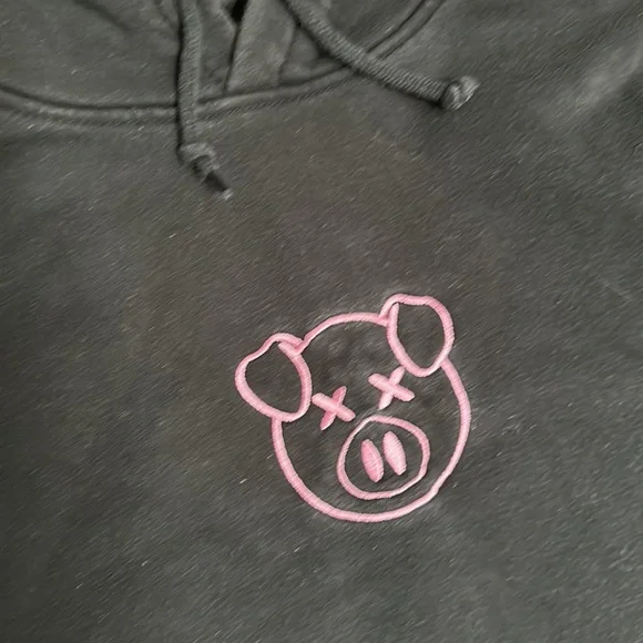 3/$25 Shane Dawson black hooded sweatshirt size S - Picture 2 of 5